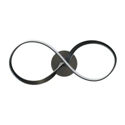 Wszystkie Lampy Sufitowe|Zumaline Lampa sufitowa LED czarna VISO