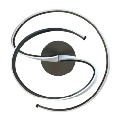 Wszystkie Lampy Sufitowe|Zumaline Lampa sufitowa LED czarna VISO 60 cm