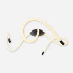 Wszystkie Lampy Sufitowe|Zumaline Lampa sufitowa LED czarna BALBO