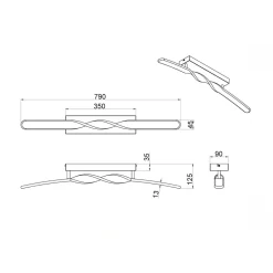 Wszystkie Lampy Sufitowe|inny Lampa sufitowa LED piaskowa GINKO