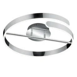 Wszystkie Lampy Sufitowe| Lampa sufitowa LED srebrna PARMA 50 cm