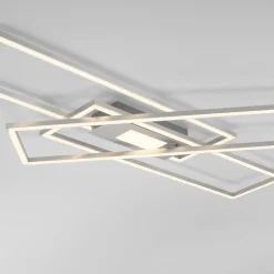 Wszystkie Lampy Sufitowe|Paul Neuhaus Lampa sufitowa LED 48W chrom ASMIN z pilotem