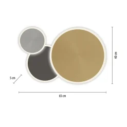 Wszystkie Lampy Sufitowe|Paul Neuhaus Lampa sufitowa LED Wi-Fi Q-PIATO z pilotem