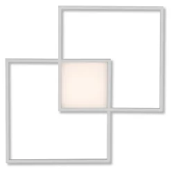 Paul Neuhaus Lampa sufitowa LED z pilotem srebrna ASMIN