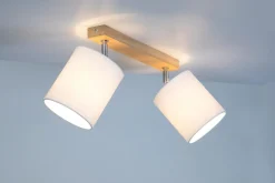Spot - Light Lampa sufitowa listwa 2-punktowa abażur biały DRINO