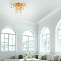 Wszystkie Lampy Sufitowe|Paul Neuhaus Lampa sufitowa miedźiana ICICLE 50x50 cm