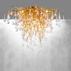 Wszystkie Lampy Sufitowe|Paul Neuhaus Lampa sufitowa miedźiana ICICLE 50x50 cm