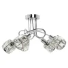 Krislamp Lampa sufitowa NELA 5 chrom