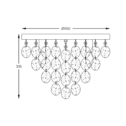 Wszystkie Lampy Sufitowe|Zumaline Lampa sufitowa PARDO 18366