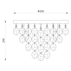 Zumaline Lampa sufitowa PARDO 18365L