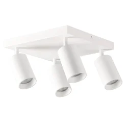 Lampa sufitowa 4-punktowa biało-złota MARIBEL IV