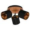 Lampa sufitowa 3-punktowa czarna TOMMY