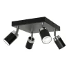 Luminex Lampa sufitowa RENO 5148 czarna
