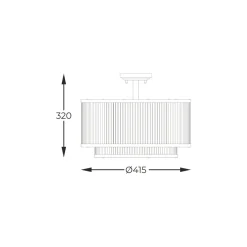 Wszystkie Lampy Sufitowe|Zumaline Lampa sufitowa SERGIO C0528-05H-F4AC