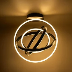 Wszystkie Lampy Sufitowe|Zumaline Lampa sufitowa TESS LED czarna