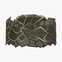 Luminex Lampa sufitowa tytanowe złoto CAMO III