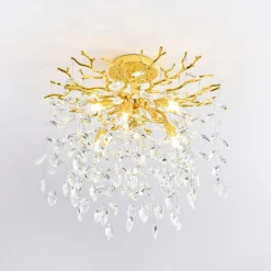 Zumaline Lampa sufitowa złota CINDY 50 cm