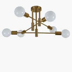 Krislamp Lampa sufitowa złota DORADO 6