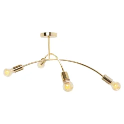 domiluce Lampa sufitowa złota KORTE 35 cm