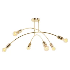 domiluce Lampa sufitowa złota KORTE 43 cm