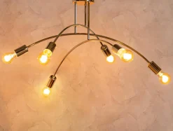 domiluce Lampa sufitowa złota KORTE 43 cm