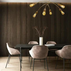 domiluce Lampa sufitowa złota KORTE 43 cm