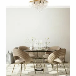 Zumaline Lampa sufitowa złota RANGEL