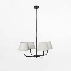 TK Tomasz Krywult Lampa wisząca 4 abażury CHICAGO LINEN