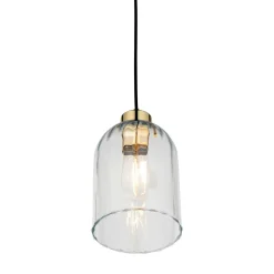 TK Tomasz Krywult Lampa wisząca 1 klosz transparent SATIPO