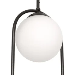inny Lampa wisząca 2 kule czarna PARVA