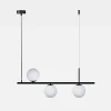 Lampy Wiszące|domiluce Lampa wisząca 3 kule czarna FARO