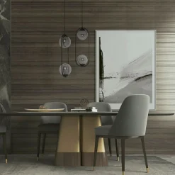 inny Lampa wisząca 2 kule czarna DAVOS