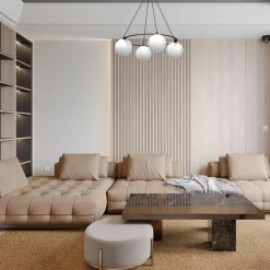 Lampy Wiszące|Luminex Lampa wisząca 4 kule czarno-złota BALLO IV