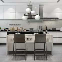 Lampy Wiszące|Luminex Lampa wisząca 4 kule czarno-złota BOLTI IV