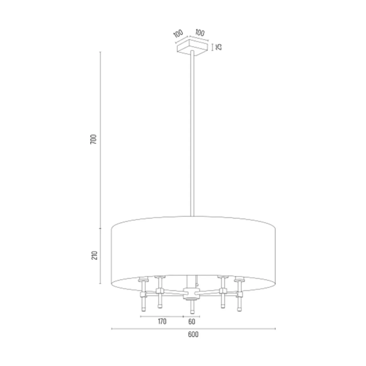 Lampy Wiszące|inny Lampa wisząca abażur czarno-złota ABBANO
