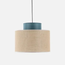 Lampy Wiszące|TK Tomasz Krywult Lampa wisząca abażur DUO JUTA GREEN