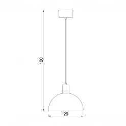 Lampy Wiszące|Luminex Lampa wisząca beżowa HANDA I