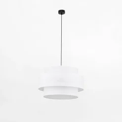 Lampy Wiszące|TK Tomasz Krywult Lampa wisząca biała CALISTO 50 cm
