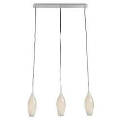 Lampy Wiszące|Zumaline Lampa wisząca biała CHAMPAGNE 3 - outlet