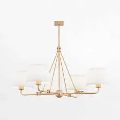 inny Lampa wisząca biało-złota ATRANI