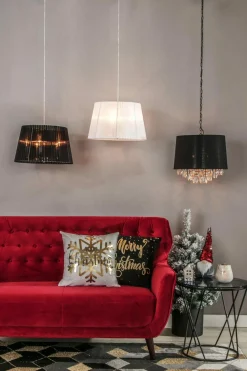 Lampy Wiszące|Zumaline Lampa wisząca BLOIS P16194-BK