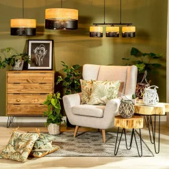 TK Tomasz Krywult Lampa wisząca boho NICOL 50 cm