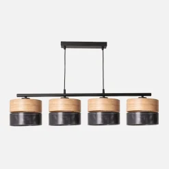 TK Tomasz Krywult Lampa wisząca boho z abażurem NICOL IV