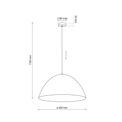 Lampy Wiszące|TK Tomasz Krywult Lampa wisząca brązowa FARO