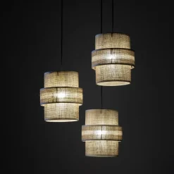 Lampy Wiszące|TK Tomasz Krywult Lampa wisząca CALISTO JUTA 145 cm