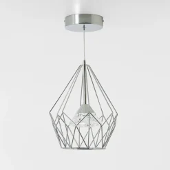 Lampy Wiszące|Zumaline Lampa wisząca chrom AMY