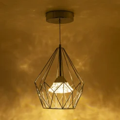 Lampy Wiszące|Zumaline Lampa wisząca chrom AMY