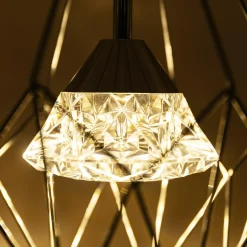 Lampy Wiszące|Zumaline Lampa wisząca chrom AMY