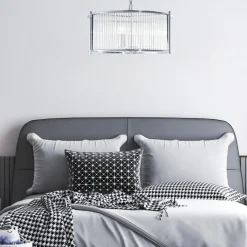 Zumaline Lampa wisząca chrom MARMO 50 cm