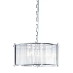 Zumaline Lampa wisząca chrom MARMO 50 cm